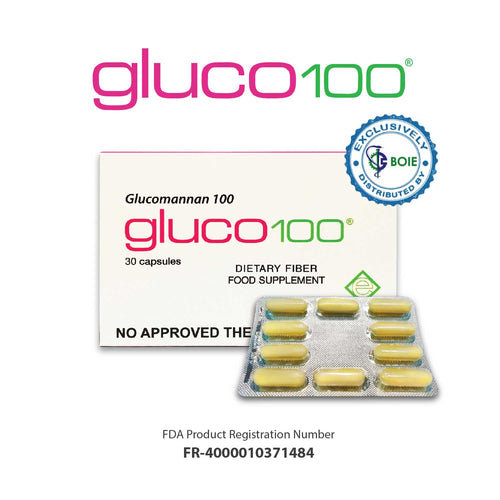 Gluco 100 - Natural Fiber Food Supplement