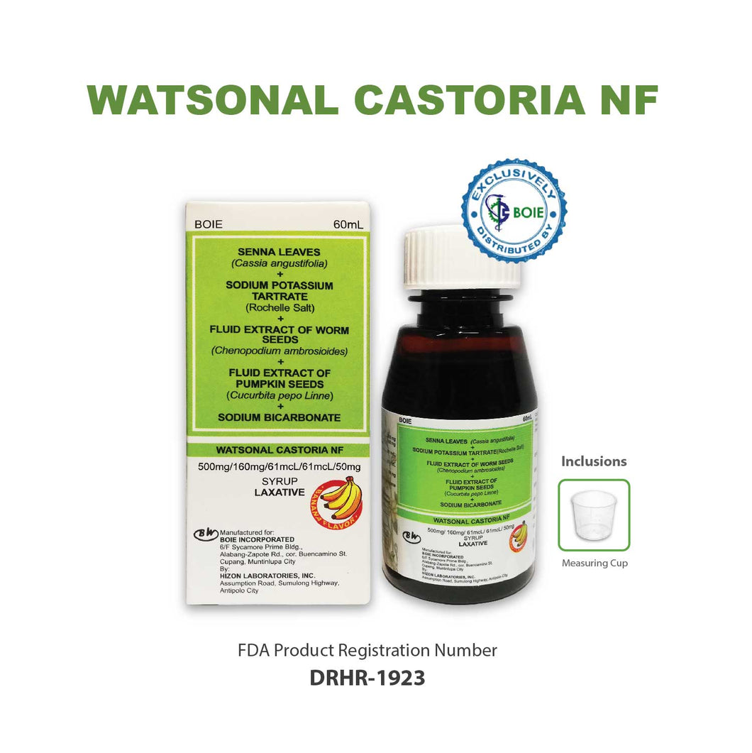 Watsonal Castoria NF (Multi-Acting Natural Laxative)