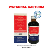 Load image into Gallery viewer, Watsonal Castoria - 60 mL (Multi-acting Natural Laxative)